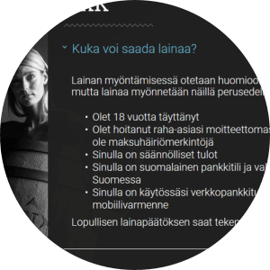 UKK kuka voi hakea lainaa